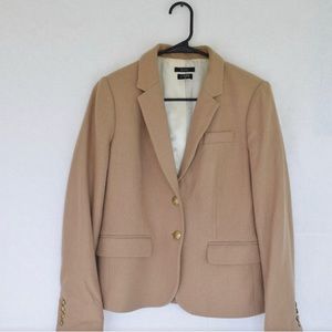 J Crew Wool School Boy Blazer - Camel